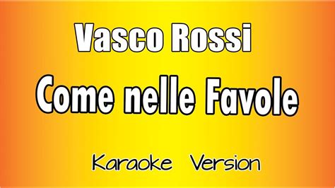 youtube karaoke italiano vasco rossi